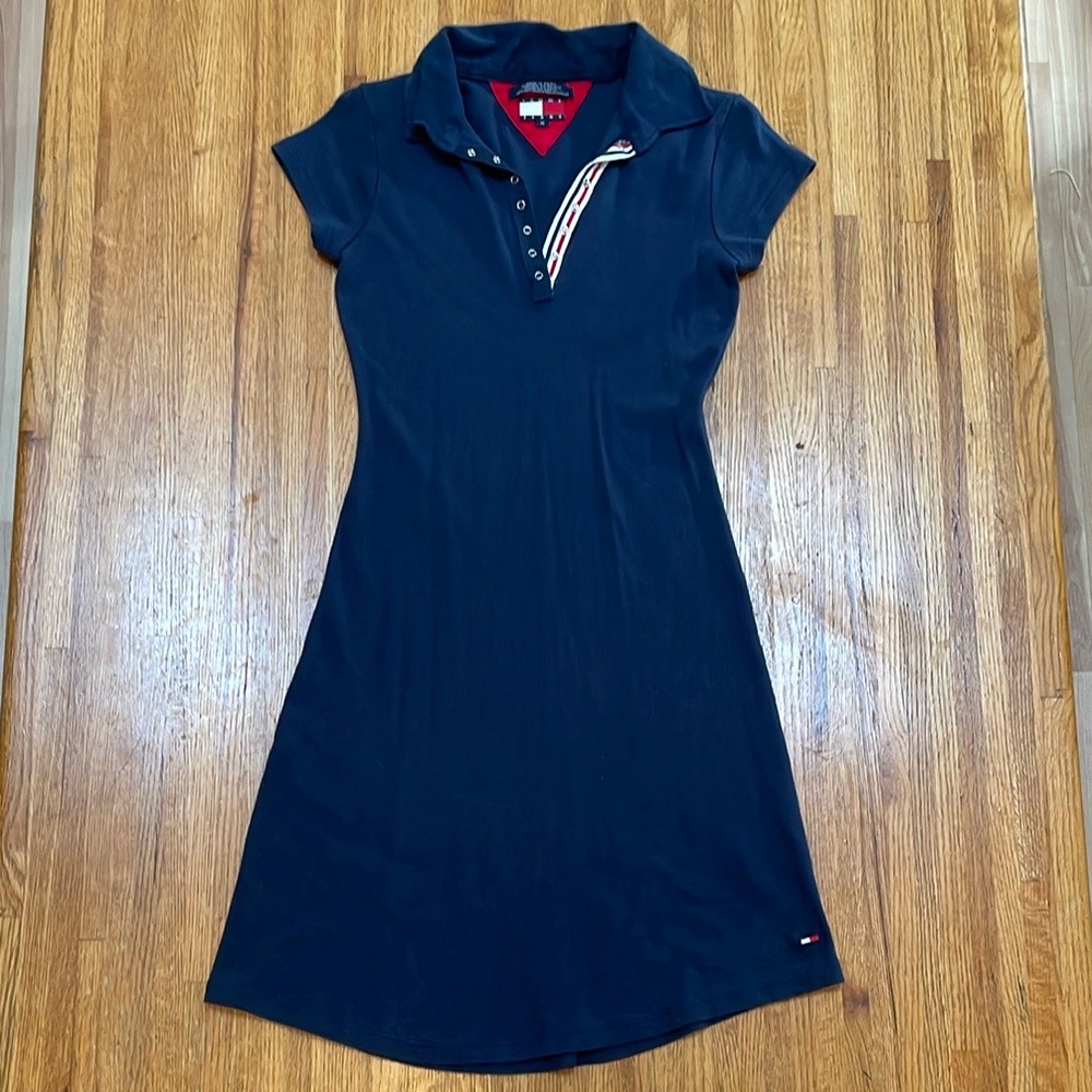 Tommy Jeans Navy Blue Polo Dress
